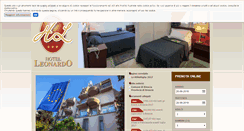 Desktop Screenshot of hotel-leonardo-brescia.it